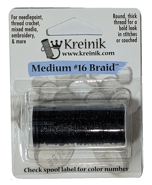 Kreinik Metallic Medium #16 Braid / 009 Emerald 