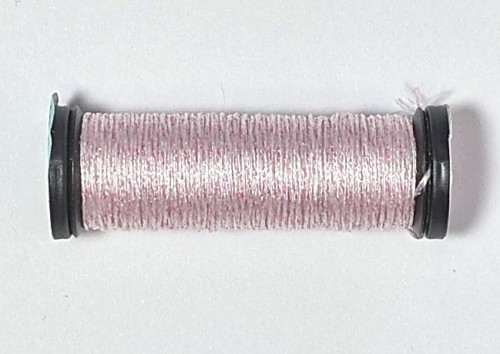 Kreinik Metallic Fine #8 Braid / 192 Pale Pink