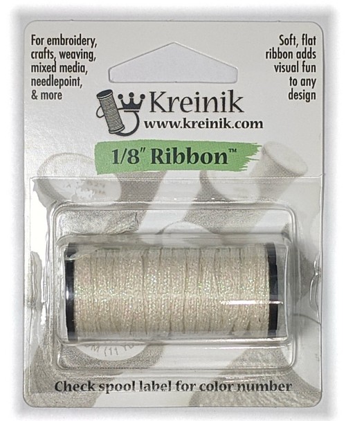 Kreinik 1/8" Ribbon / 5555 Oyster