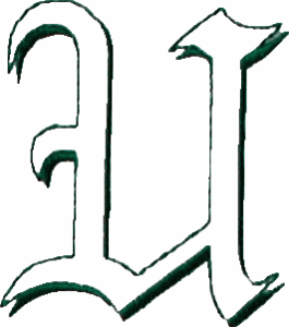 Lord Style Letter U, Uppercase