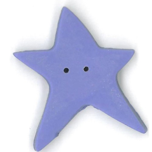 JABCO Periwinkle Star Buttons / Extra Large