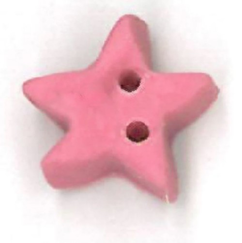 JABCO Baby Pink Star Buttons / Small