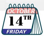 Calendar Oct 14 Friday