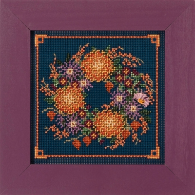 Autumn (2018) Cross Stitch Kits / Mum Wreath 