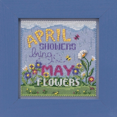 Mill Hill  Button & Bead Kits, Spring Series 2019 /  April Showers 