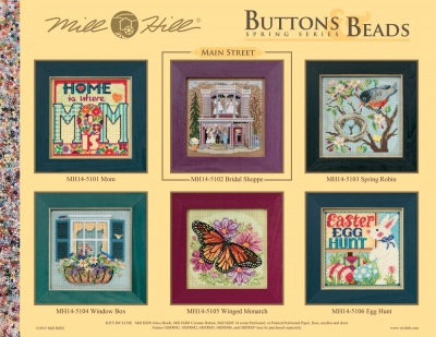 Mill Hill Bead & Button Kits, Spring Series 2015 / Mom