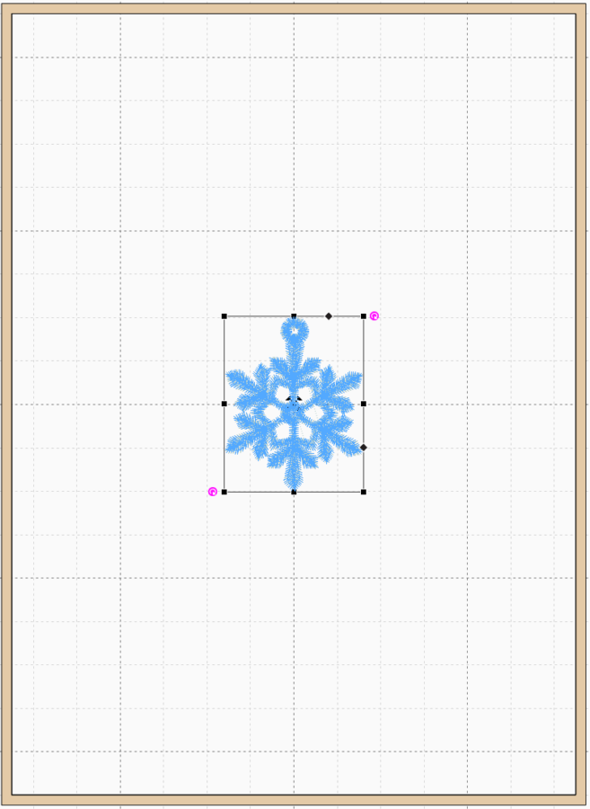 Snowflake in the hoop in Embroidery Tool Shed