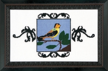 Nora Corbett Audubon Street Collection Cross Stitch Patterns / Goldfinch
