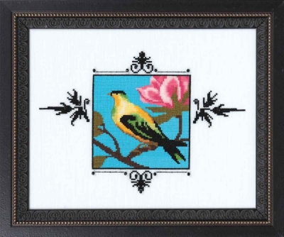 Nora Corbett Audubon Street Collection Cross Stitch Patterns / Yellow Figbird