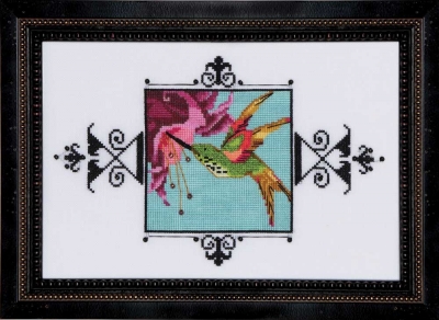 Nora Corbett Audubon Street Collection Cross Stitch Patterns / Hummingbird