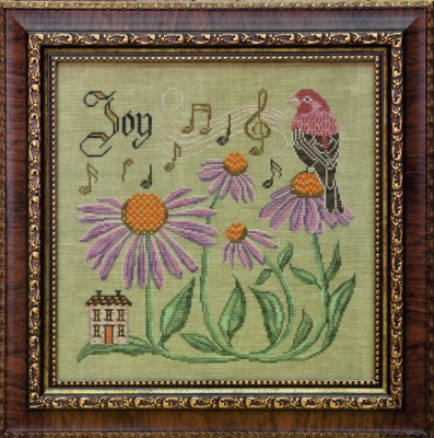 Songbird's Garden Series, by Cottage Garden Samplings / 10 - Sing For Joy Pattern