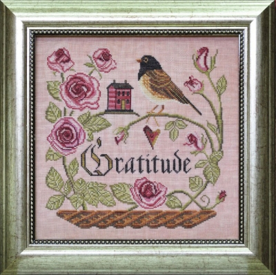 Songbird's Garden Series, by Cottage Garden Samplings / 12 - Heart Full Of Gratitude