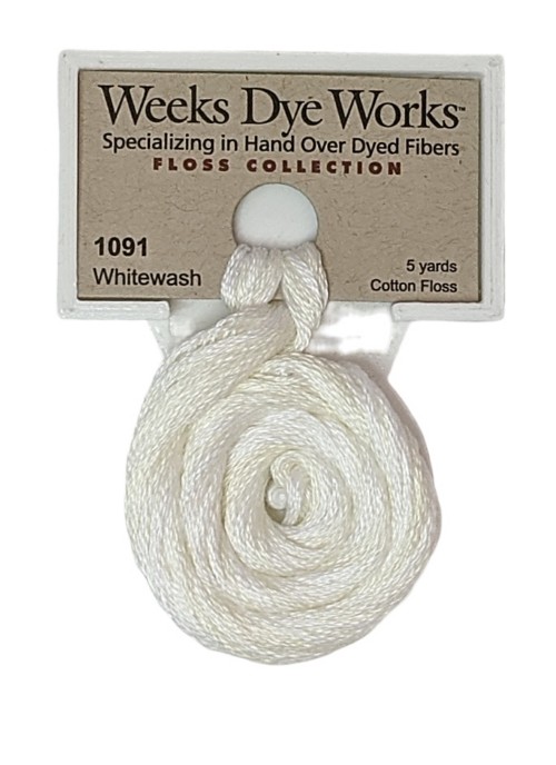 Weeks Dye Works 6 Strand Floss / Whitewash 1091