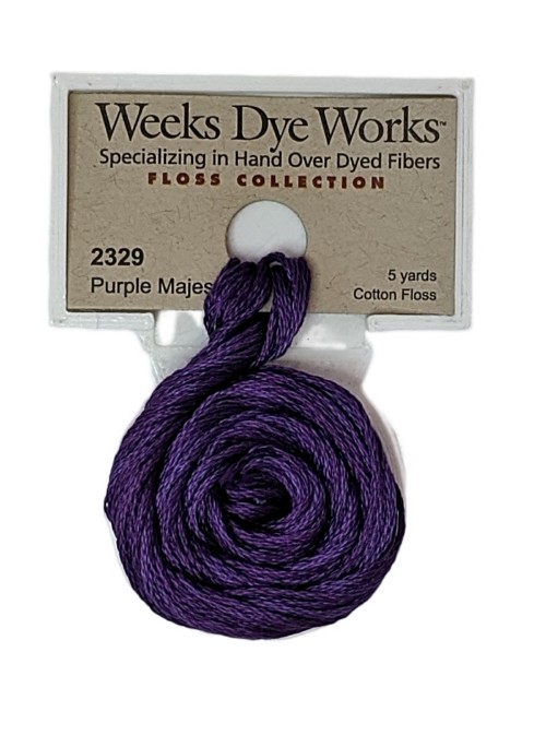 Weeks Dye Works 6 Strand Floss / Purple Majesty 2329