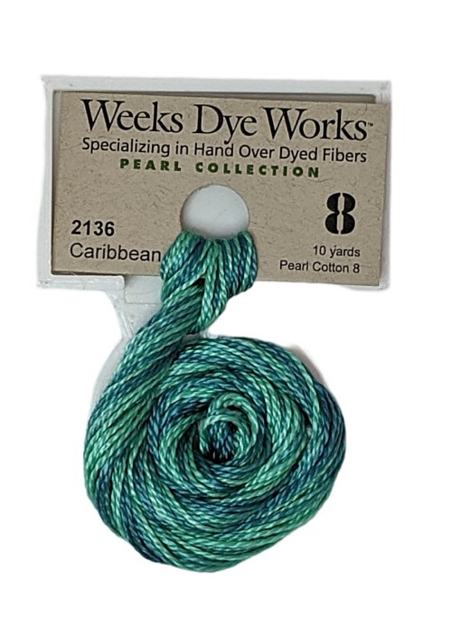 Weeks Dye Works Pearl Cotton #8 / Caribbean 2136