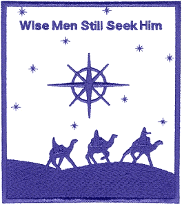 Wise Men Still Seek Him Appliqué