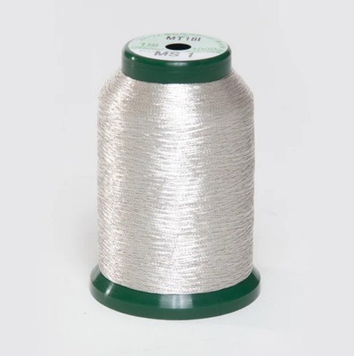 Kingstar Metallic Thread,1000m / Silver MS-1