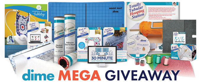 Mega GiveAway - Enter to Win Dime Products