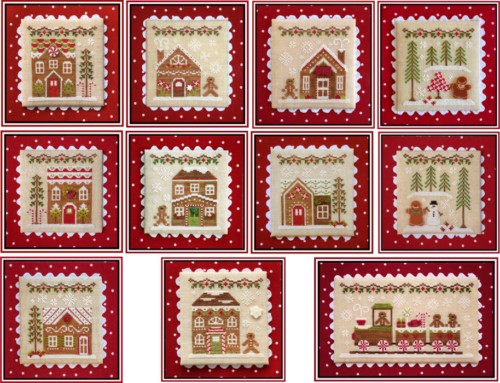 Gingerbread Village Series by Country Cottage Needleworks / Gingerbread Train