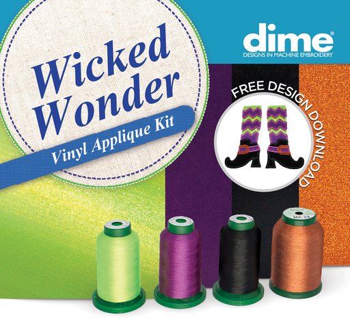 Wicked Wonder Applique Kit with Free Design