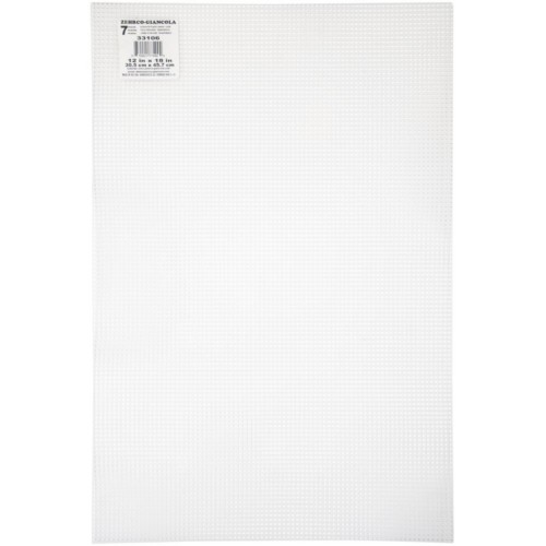 Ultra Stiff Plastic Canvas 12X18-Clear