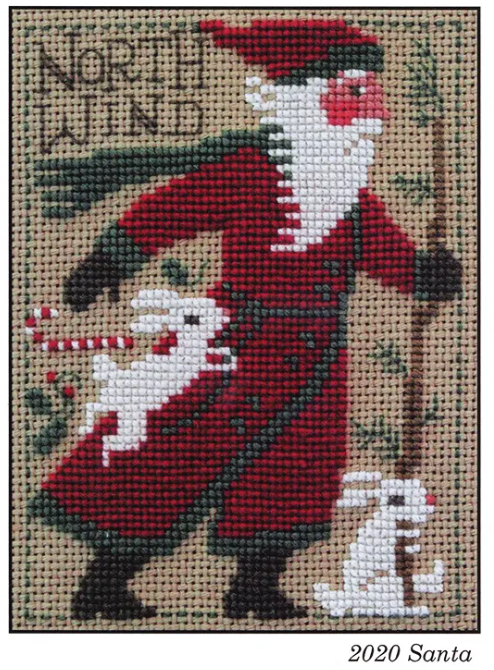 Prairie Schooler Santa, Annual Release Cross Stitch Pattern