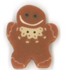Image of Gingerbread Girl Button, 