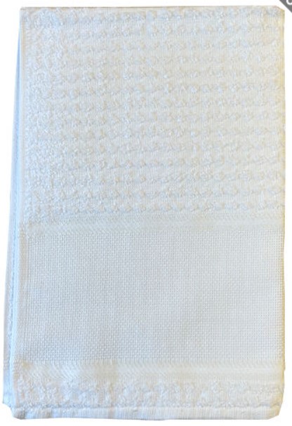 Nancy Kitchen Towels, with 14ct stitching area / Double White Stripe