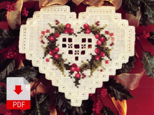 Christmas in my Heart Hardanger Ornament Patterns / 2000 (downloadable)