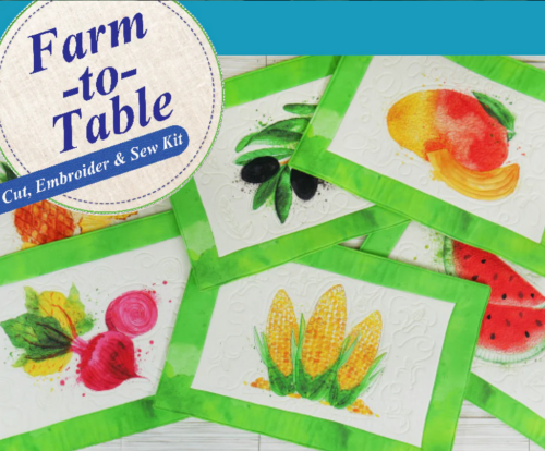 Completed Farm to Table Project Placemats