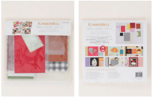 Kimberbell Mini Quilts, Vol. 2: July - December, Embellishment Kit