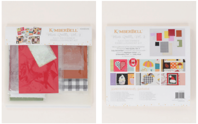 Cover - MiniQuilts Vol2 July-December Embellishment Kit