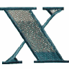 Ritz Style Letter X