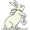 Bunny in the Garden X-Stitch (larger)