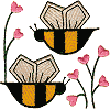 Flying Bumble Bees