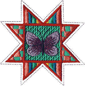 Butterfly Star Quilt