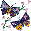 Geometric Butterfly Pair