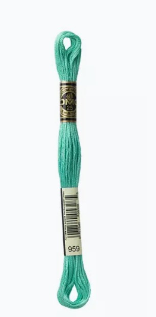 DMC 6-Strand Embroidery Cotton Floss - Matasse Da 8 Metri, Colore Paglia, Cotone Mercerizzato