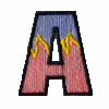 Flame Letter A