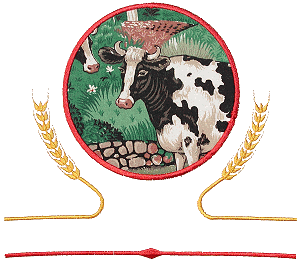 Wheat Emblem Appliqué, smaller