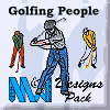 Golfing People