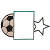 Soccer Frame (appliqué)