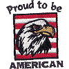 Proud to be American Eagle Head