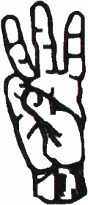 Sign Language Outline Number 6