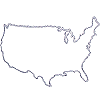 Large US Outline