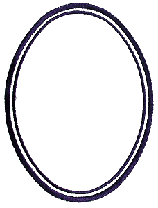 Double Oval Frame, larger