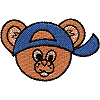 Bear Head in a Baseball Cap