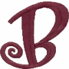 Teen Monogram Letter B, Larger