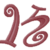 Teen Monogram Letter K, Larger