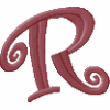 Teen Monogram Letter R, Larger